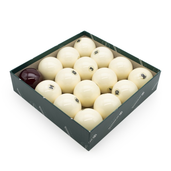 Комплект шаров 68 мм "Aramith Premier", красный биток