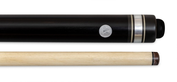 Кий для русского бильярда 2-pc "Тюльпан" (черный граб, граб)